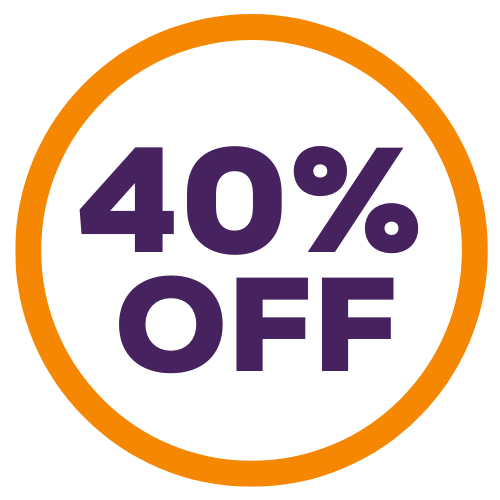 40% off 40% off